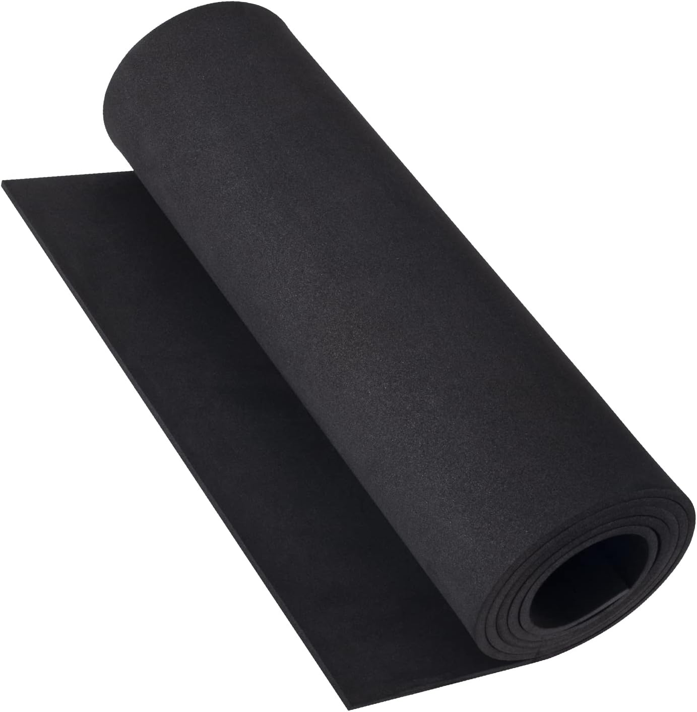 Black Foam Sheets Roll, Premium Cosplay EVA Foam Sheet，4mm Thick,59"x13.9",High Density 86kg/m3 for Cosplay Costume, Crafts, DIY Projects by PAIDU