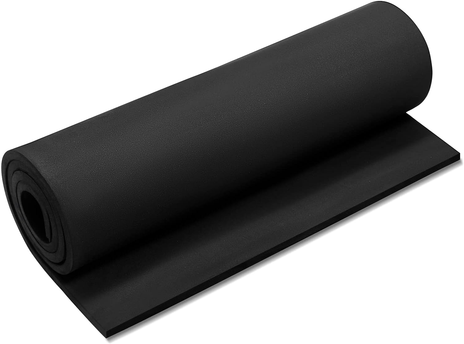 Black Foam Sheets Roll Premium Cosplay Eva Foam Sheet 8mm Thick 13.9"x39" High Density 86kg/m3 For Cosplay Costume Crafts DIY Projects By PAIDU