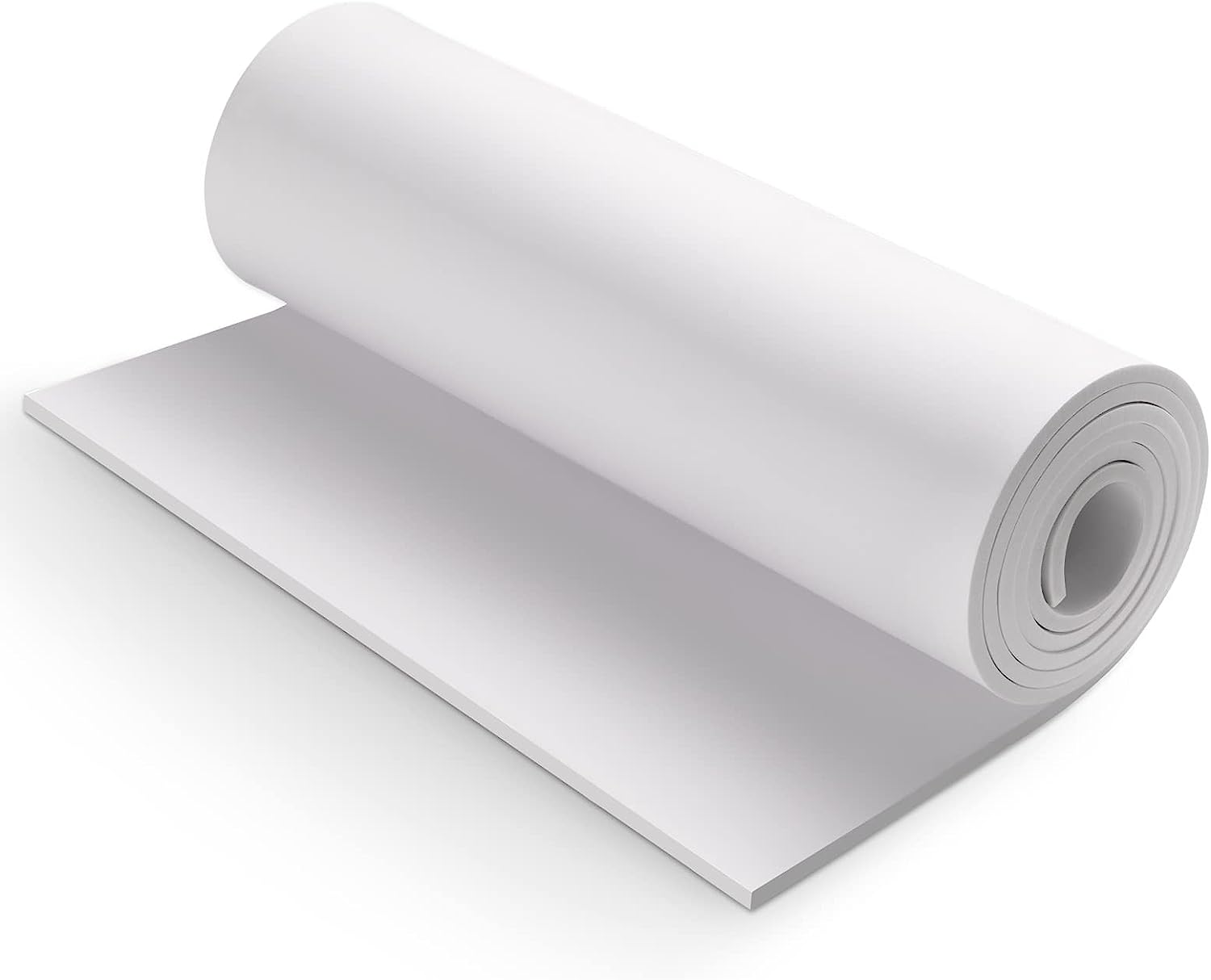 White Eva Foam Cosplay Sheets Roll Premium Eva Foam 5mm Thick 59"x13.9" High Density 86kg/m3 For Cosplay Costume Crafts DIY Projects By PAIDU