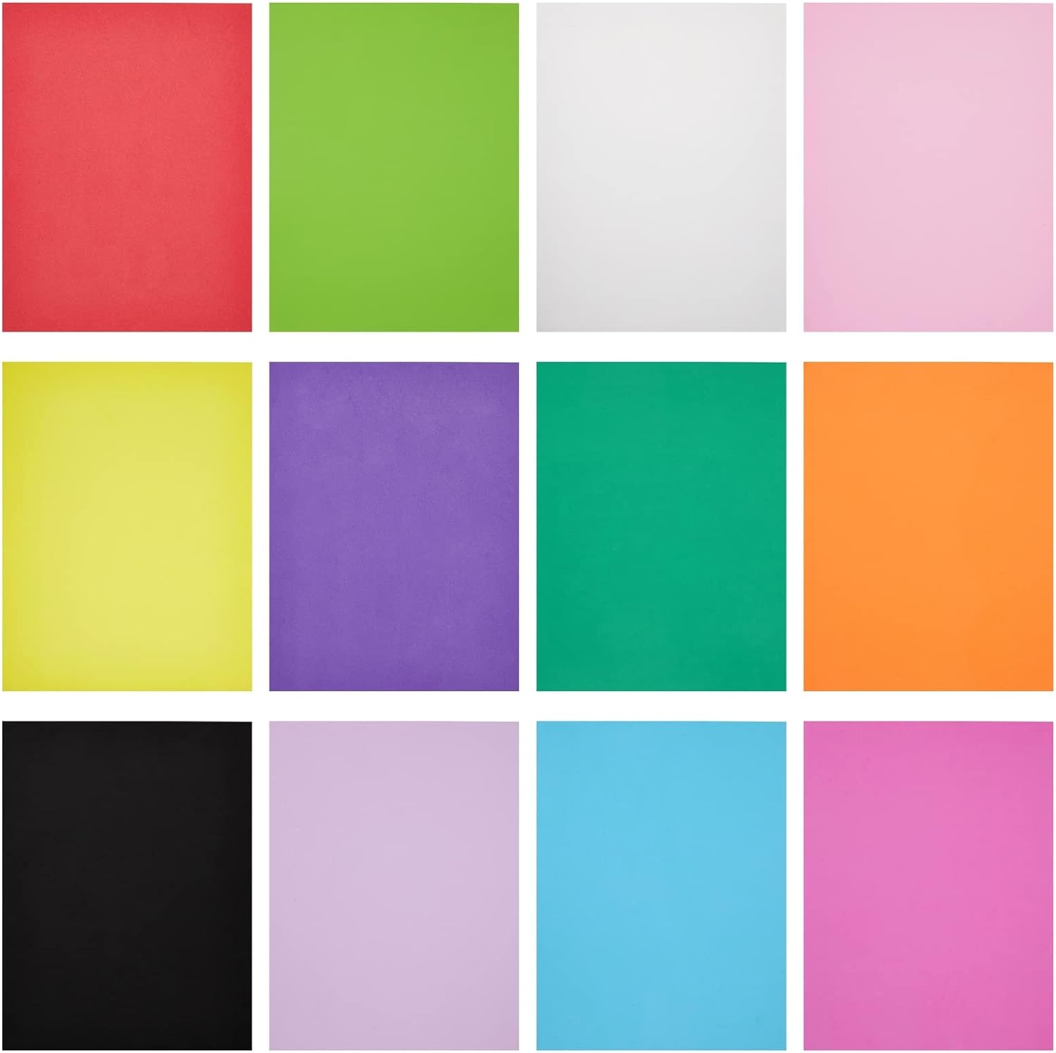 48 Pack Multicolored 2mm Eva Foam Paper Sheets For DIY Cosplay Costumes Arts And Crafts Projects 9x12 inch By PAIDU