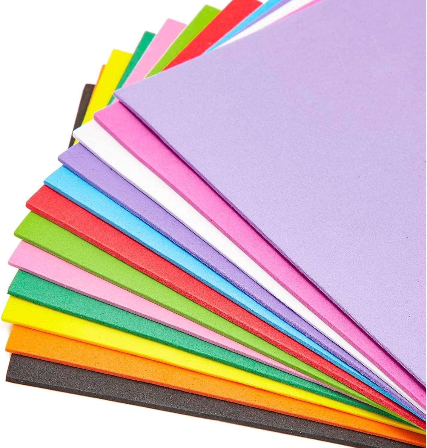 96 Pack Multicolored 2mm Eva Foam Sheets For Cosplay Costumes Arts And Crafts Projects 4x6 inch By PAIDU