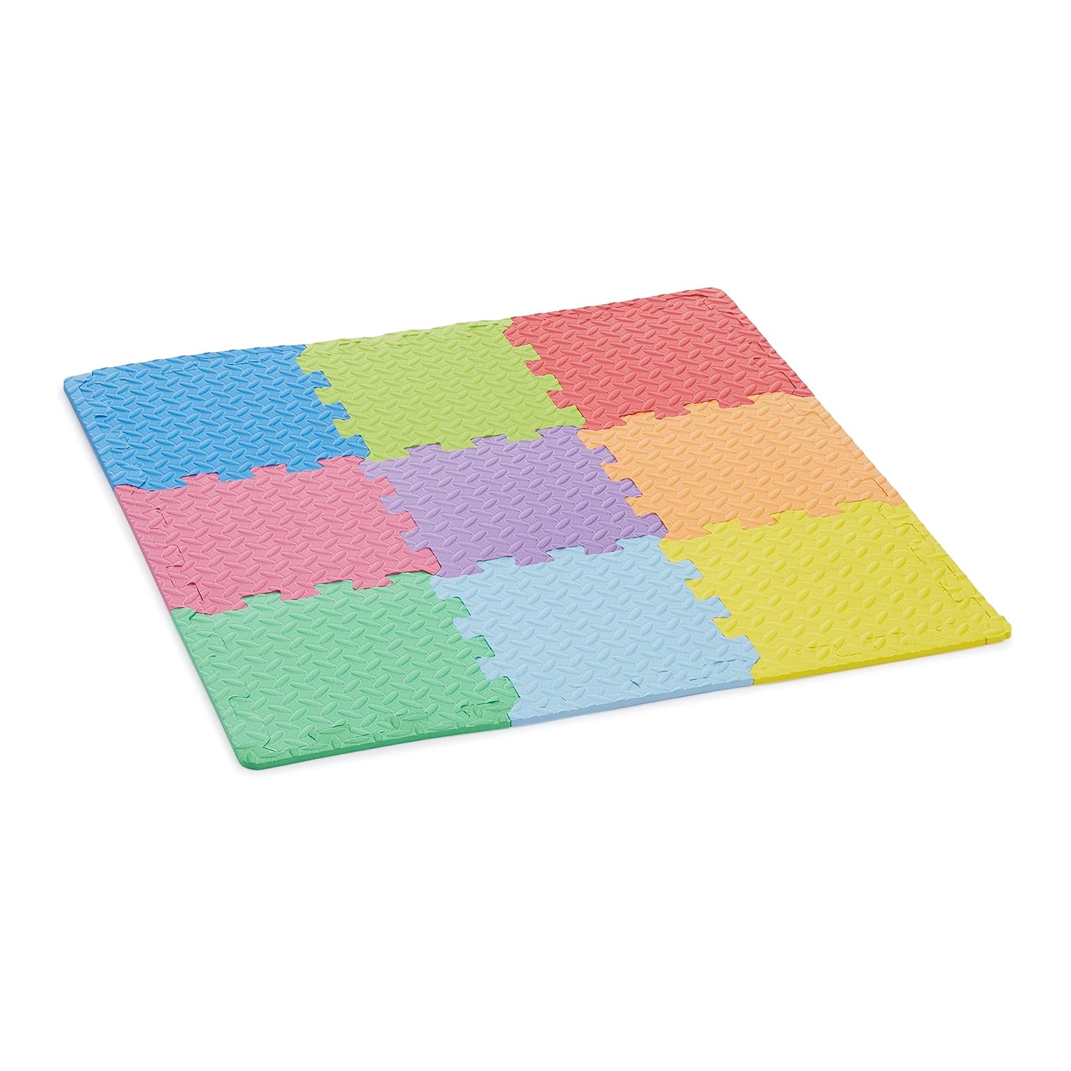 Kids Puzzle Exercise Interlocking Play Mat Eva Foam 36 Tiles 12x12 54 Borders By PAIDU