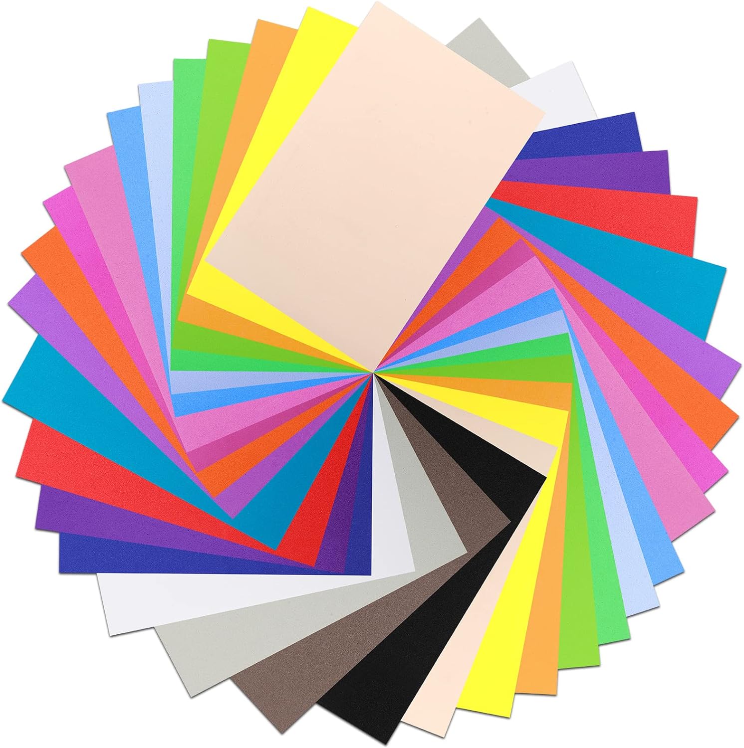 200 Sheets Colorful Eva Foam Sheets Crafts Rainbow Colorful Foam Sheets Assorted Colors Foam Paper For Projects Art Signs Cards Scrapbooking DIY Handcraft By PAIDU