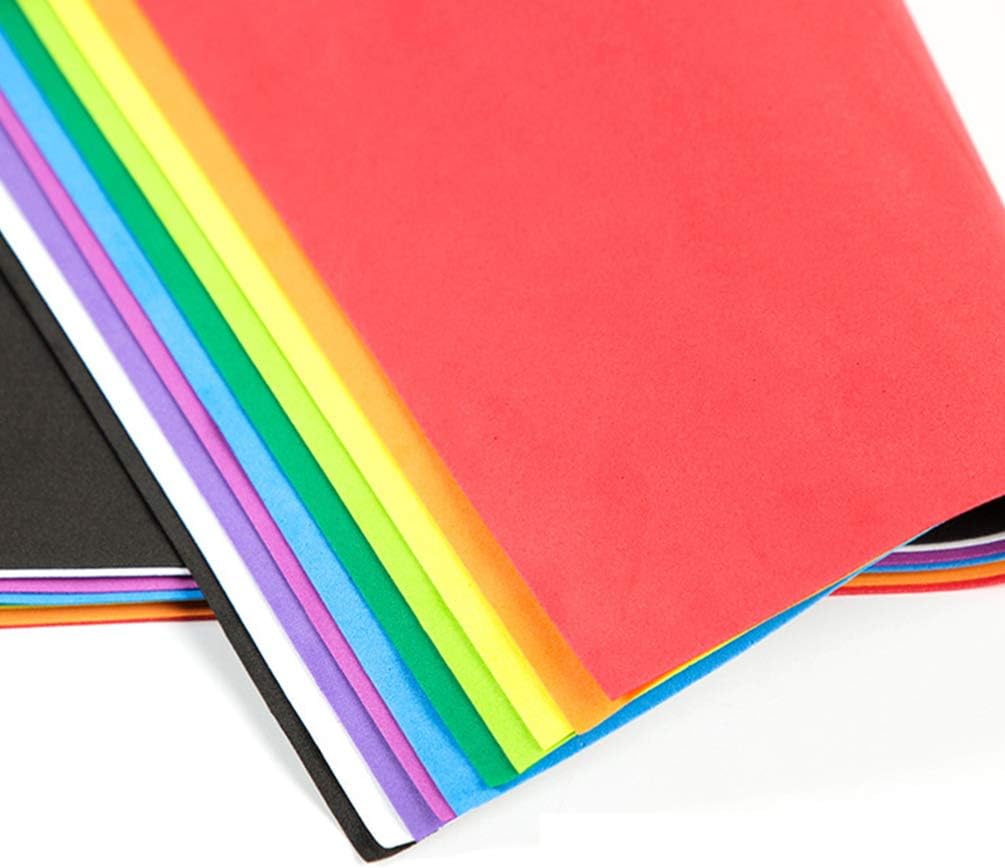 Foam Paper Eva Handicraft Sheets 1mm Sponge Paper DIY Craft Materials For Scrapbooking Gift Card Background Decor Mixed Colors 50x50cm 20pcs By PAIDU