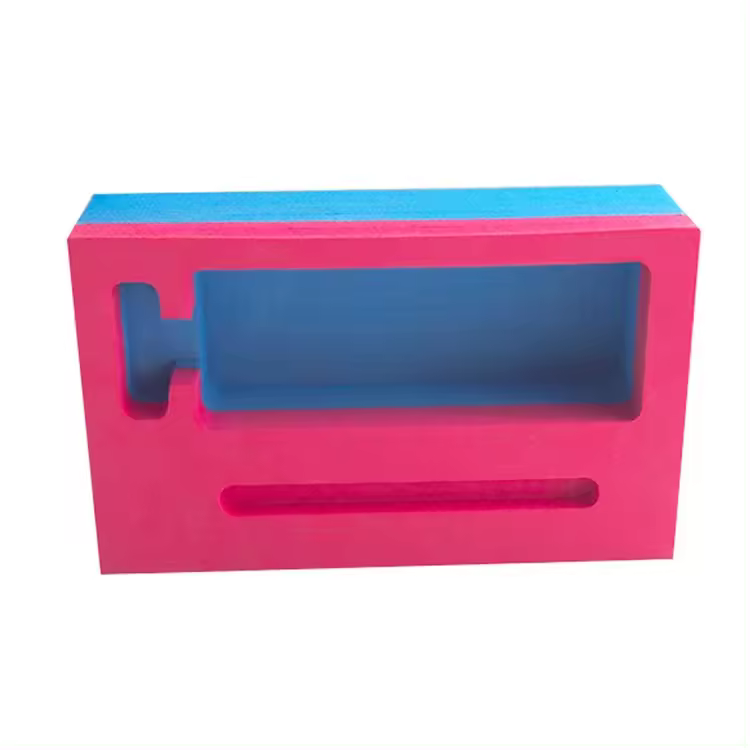 Paidu Factory custom high density white hard eva foam packing machine box foam insert blocks with different depth