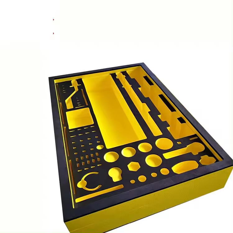 Paidu Factory Custom die cut Eva foam sheet Good-looking white color cosmetic packaging insert tool case for jewelry gift box