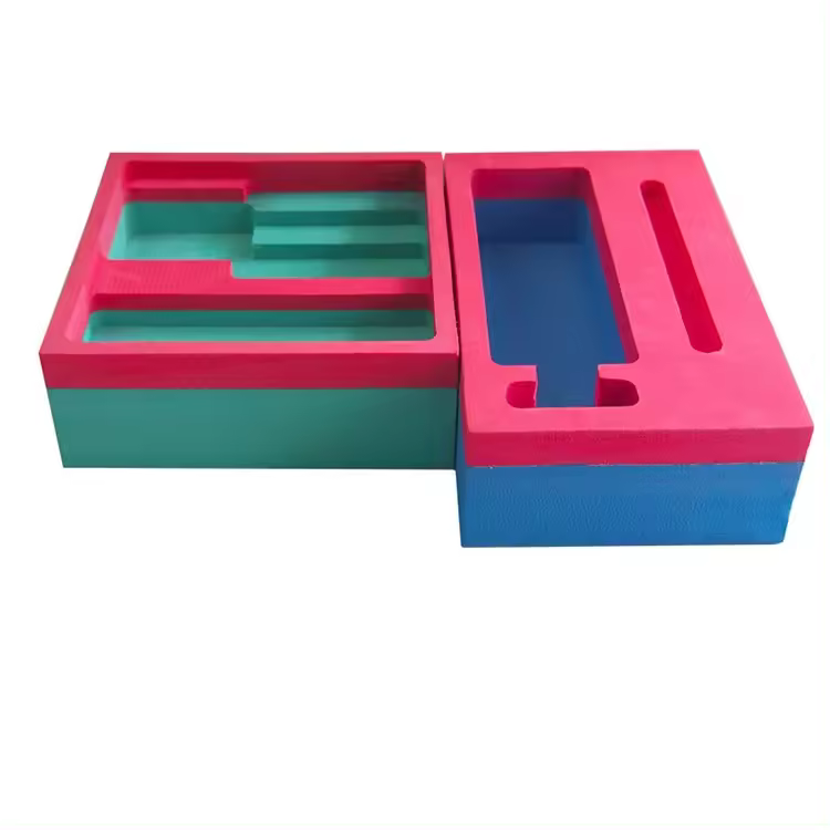 Paidu Custom High Density Cut Black Polyethylene Packaging Protective EVA Foam Insert For Electronics and Bottles cushion packaging