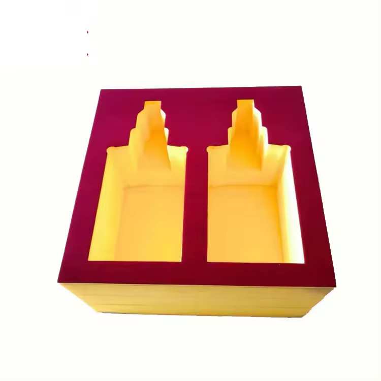 Paidu Custom High Density Cut Black Polyethylene Packaging Protective EVA Foam Insert For Electronics and Bottles cushion packaging
