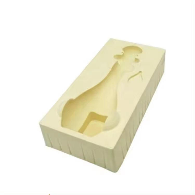 Paidu Custom Shock-proof Eva Foam Eco-friendly Die CNC Cutting Eva Foam Box Insert For wine bottles glass packaging
