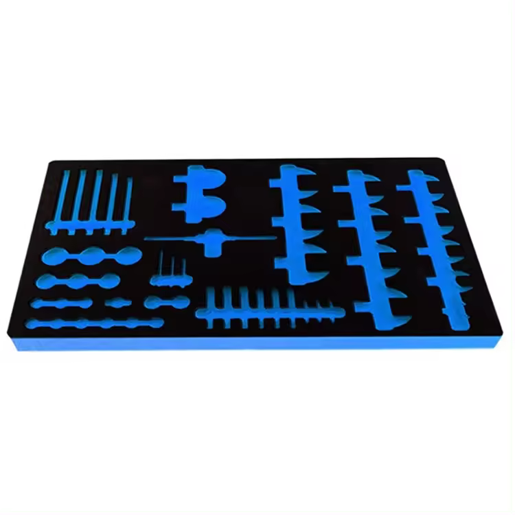 Paidu Factory processing foam EVA carving electronic tray shaped processing EVA foam inner lining insert processing
