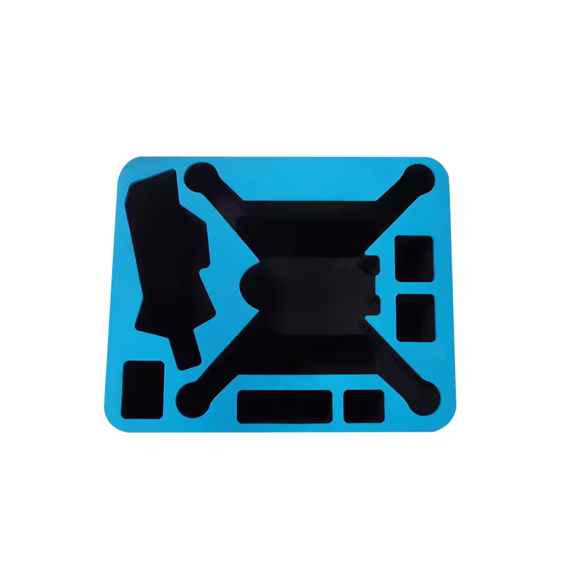 Paidu Factory custom Shock Resistant Packaging Cushion Die Cut Mould EVA Foam Insert case watch Tray with Velvet for Box